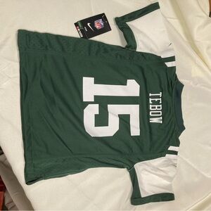 Nike New York Jets Tim Tebow Jersey-Kids size Large (7).  New with tags.